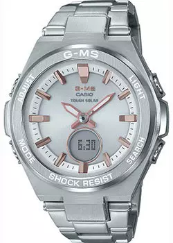 Японские наручные женские часы Casio MSG-S200D-7AER. Коллекция Baby-G