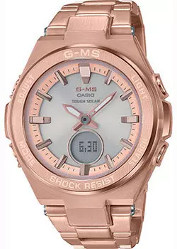 Японские наручные женские часы Casio MSG-S200DG-4AER. Коллекция Baby-G