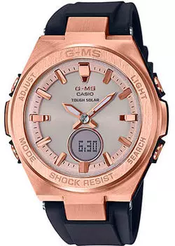 Японские наручные женские часы Casio MSG-S200G-1AER. Коллекция Baby-G