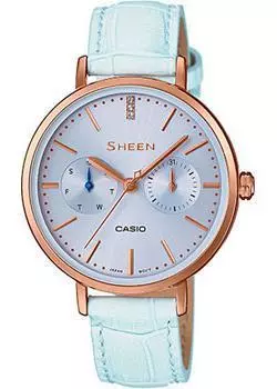 Японские наручные женские часы Casio SHE-3054PGL-2A. Коллекция Sheen