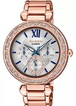 Японские наручные женские часы Casio SHE-3061PG-7B. Коллекция Sheen