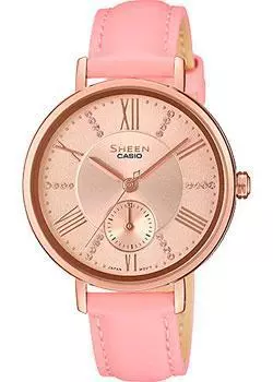 Японские наручные женские часы Casio SHE-3066PGL-4AUEF. Коллекция Sheen