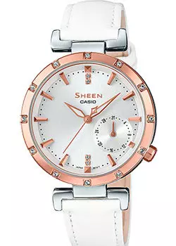 Японские наручные женские часы Casio SHE-4051PGL-7A. Коллекция Sheen