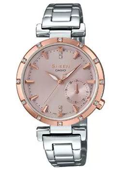 Японские наручные женские часы Casio SHE-4051SG-4A. Коллекция Sheen