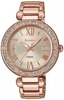 Японские наручные женские часы Casio SHE-4057PG-4AUER. Коллекция Sheen