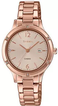 Японские наручные женские часы Casio SHE-4533PG-4AUER. Коллекция Sheen