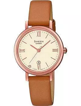 Японские наручные женские часы Casio SHE-4540CGL-9AUDF. Коллекция Sheen