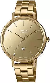 Японские наручные женские часы Casio SHE-4544G-9AUDF. Коллекция Sheen