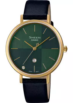 Японские наручные женские часы Casio SHE-4547GL-3A. Коллекция Sheen