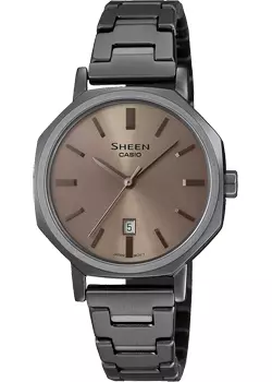 Японские наручные женские часы Casio SHE-4554GY-5A. Коллекция Sheen