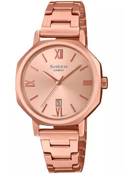 Японские наручные женские часы Casio SHE-4554PG-4A. Коллекция Sheen