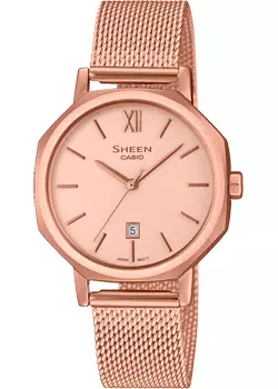 Японские наручные женские часы Casio SHE-4554PGM-4A. Коллекция Sheen