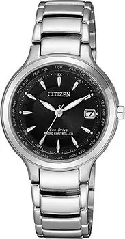 Японские наручные женские часы Citizen EC1170-85E. Коллекция Radio Controlled