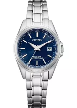 Японские наручные женские часы Citizen EC1180-81L. Коллекция Radio Controlled