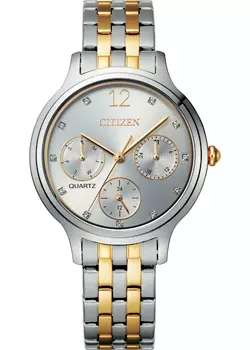 Японские наручные женские часы Citizen ED8184-51A. Коллекция Elegance