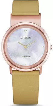 Японские наручные женские часы Citizen EG7073-16Y. Коллекция Eco-Drive