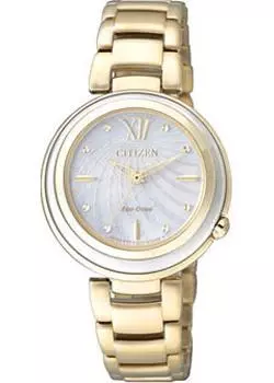 Японские наручные женские часы Citizen EM0336-59D. Коллекция Eco-Drive
