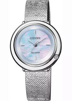 Японские наручные женские часы Citizen EM0640-82D. Коллекция Elegance