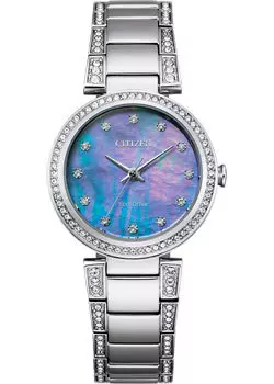 Японские наручные женские часы Citizen EM0840-59N. Коллекция Eco-Drive