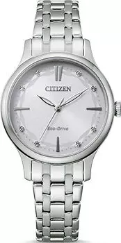Японские наручные женские часы Citizen EM0890-85A. Коллекция Elegance