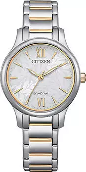 Японские наручные женские часы Citizen EM0895-73A. Коллекция Elegance