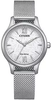 Японские наручные женские часы Citizen EM0899-81A. Коллекция Elegance