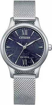 Японские наручные женские часы Citizen EM0899-81L. Коллекция Elegance