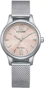 Японские наручные женские часы Citizen EM0899-81X. Коллекция Elegance