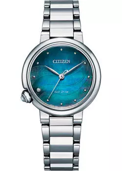 Японские наручные женские часы Citizen EM0910-80N. Коллекция Eco-Drive
