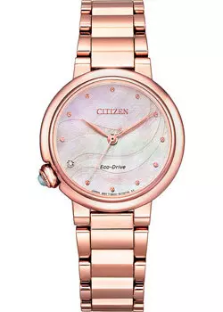 Японские наручные женские часы Citizen EM0912-84Y. Коллекция Eco-Drive