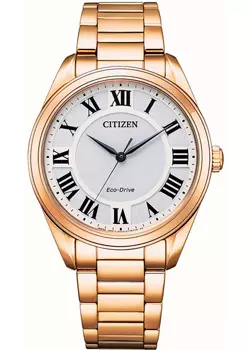 Японские наручные женские часы Citizen EM0973-55A. Коллекция Eco-Drive
