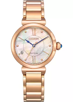 Японские наручные женские часы Citizen EM1073-85Y. Коллекция Elegance