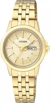 Японские наручные женские часы Citizen EQ0603-59PE. Коллекция Basic