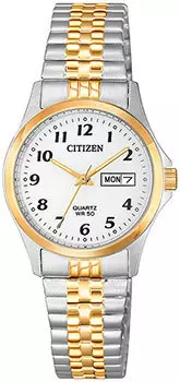 Японские наручные женские часы Citizen EQ2004-95A. Коллекция Elegance