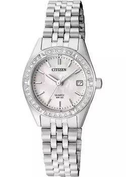 Японские наручные женские часы Citizen EU6060-55D. Коллекция Elegance