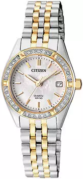 Японские наручные женские часы Citizen EU6064-54D. Коллекция Elegance