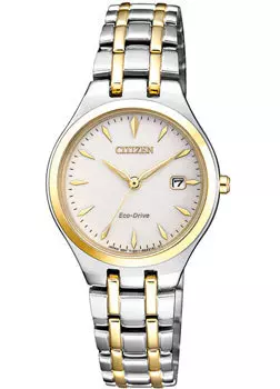 Японские наручные женские часы Citizen EW2484-82B. Коллекция Eco-Drive