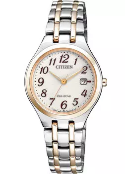 Японские наручные женские часы Citizen EW2486-87A. Коллекция Eco-Drive