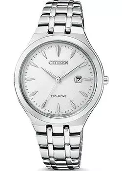 Японские наручные женские часы Citizen EW2490-80B. Коллекция Eco-Drive