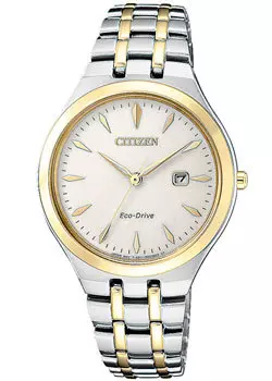 Японские наручные женские часы Citizen EW2494-89B. Коллекция Eco-Drive