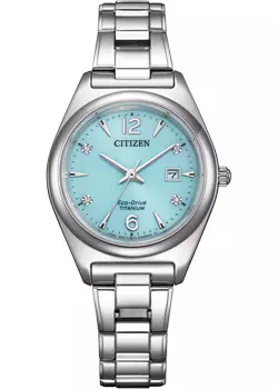 Японские наручные женские часы Citizen EW2601-81M. Коллекция Super Titanium