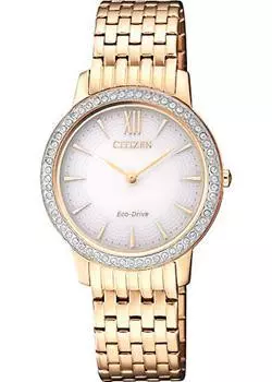 Японские наручные женские часы Citizen EX1483-84A. Коллекция Eco-Drive