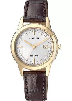 Японские наручные женские часы Citizen FE1083-02A. Коллекция Eco-Drive