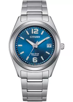 Японские наручные женские часы Citizen FE6151-82L. Коллекция Super Titanium