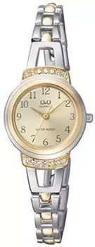 Японские наручные женские часы Q&amp;Q F573J403. Коллекция Elegant