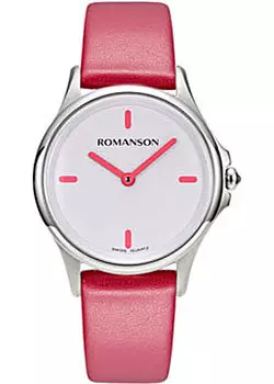 женские часы Romanson ML5A12LLW(PINK)BV. Коллекция Macaron