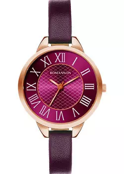 женские часы Romanson RL0B05LLR(PUR). Коллекция Giselle
