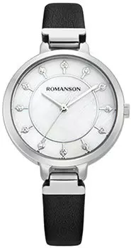 женские часы Romanson RL0B15LLW(WH). Коллекция Leather