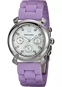 женские часы Romanson RL2636FLW(WH). Коллекция Lady Jewelry