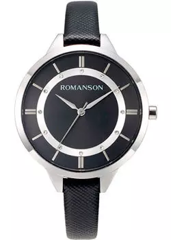 женские часы Romanson RL8A28LLW(BK). Коллекция Giselle